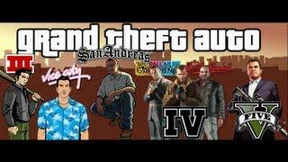 Trailers GTA III, VC, SA, IV, TLAD, TBOGT y V