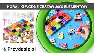 Koraliki wodne aqua beads magic 3000el kreatywne wzory zestaw prezent #8981 | PrzydaSiePL