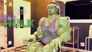 Restrained Chair She Hulk Transformation | Muscle Growth.