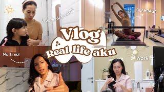 Real Life Vlog Keseharianku | Urus Anak, Kerja dan Olahraga