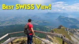 BEST Mountain View of Switzerland! Between the Alps and lush green Hills