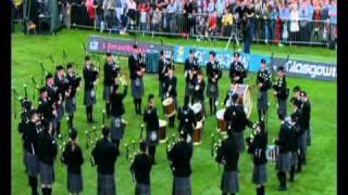 Spirit of Scotland pipe band at World pipe band championship 2008