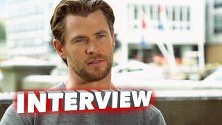 Marvel's Avengers: Age of Ultron: Chris Hemsworth "Thor" Behind the Scenes Interview | ScreenSlam