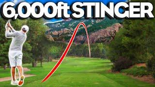 Golfing At 6,500 Feet Elevation! | Course Vlog | Front 9 The Broadmoor West Course | Part 1