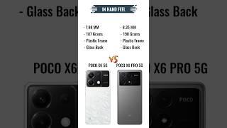 Poco X6 5G vs Poco X6 Pro 5G || Full Comparison #smartphone