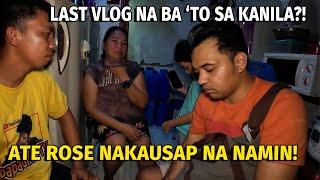 ATE ROSE" LAST VLOG NA BA 'TO SA KANILA?!