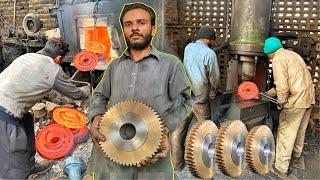 Amazing Handmade Manufacturing Process Of Worm Gear | How Worm Gear are Made |