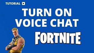 How to Turn on Voice Chat in FortniteStep-by-Step