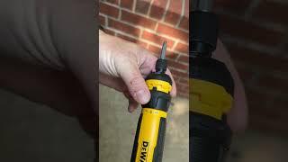 DeWalt cordless USB rechargeable screwdriver! #tools