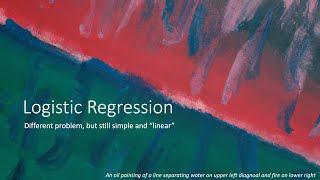 An Introduction to Machine Learning: Logistic Regression (3/9)