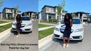 IN 3 MONTHS I GOT MY FULL DRIVER'S LICENSE & CAR IN CANADA | CANADIAN PERMANENT RESIDENTS