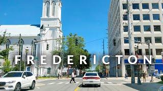 Fredericton Downtown Drive 4K - New Brunswick, Canada