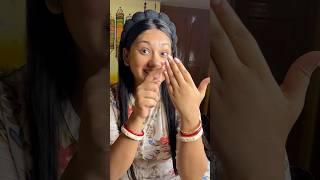 Bengali kolka themed nail art koriyechi  #ytshorts #shorts #ytshort #shortsyoutube #ad