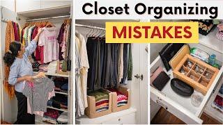 7 Closet Organizing Mistakes to Avoid | Wardrobe Organization Ideas