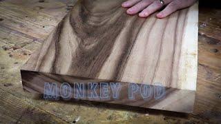 Woodturning Monkey Pod