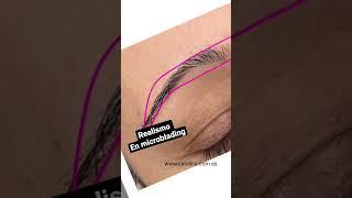 #microblading realista,  las cejas mas naturales con microblading pelo a pelo en Tenerife
