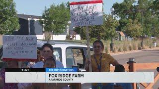 Foxridge Farm Mobile Home Park residents protest management company