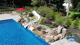 Inground Swimming Pool | Westrock Pools | Drone Video