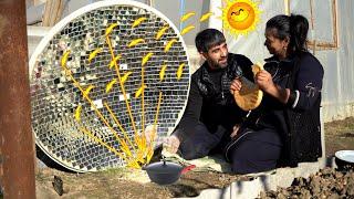 Built a Solar Oven and Prepared Delicious Dishes | Heat and energy from the Sun