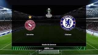 Servette vs Chelsea | Stade de Geneve | 2024-25 UEFA Europa Conference League | PES 2021