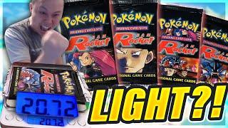 PULLING HOLOS OUT OF LIGHT VINTAGE POKEMON PACKS?! - Team Rocket Packs!