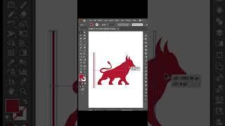 Short line art trick in illustrator #shorts #viralshorts