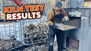 Firewood Kiln Test Results - Weighing Water Loss