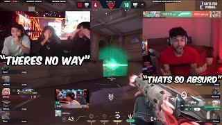 Tarik, s0m & FNS React To 100T Cryo's Insane ACE Against Sentinels In VCT