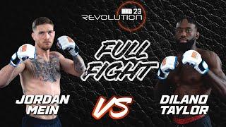 Jordan Mein vs Dilano Taylor | BTC 23: Revolution | Kingston, Ontario