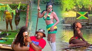 Jamaican Bamboo Rafting With Friends || Jamaica Sunrise Tv Cooking At The River For America Guests..