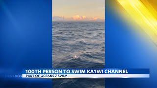 100th person completes Kaiwi Channel swim from Oahu to Molokai