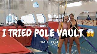 FIRST TIME TRYING POLE VAULT | VLOG