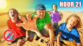 Surviving 24 Hours in the Desert! Extreme Overnight Challenge!