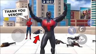 Venom Saves Spiderman From Kingpin | Spider Fighting New Venom Update? 