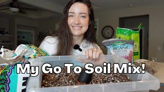 How to Make Potting Mix for Houseplants! | My Go To Soil Mix! | Soil Mix DIY