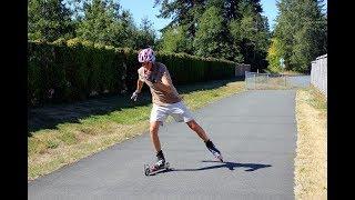 Getting started with skating on roller skis