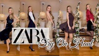 ZARA OUTFIT IDEAS FOR CHRISTMAS, NEW YEAR'S EVE, PARTIES AND EVENTS | TRY ON HAUL NEW ITEMS | Lid...