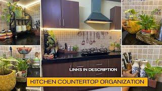 Rental Kitchen Makeover Ideas || Kitchen Countertop Organization#kitchen #aesthetic#home#makeover