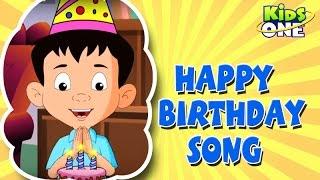 Happy Birthday ||  Nursery Rhymes  ||  English Animated Rhymes - KidsOne