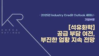 2025년 Industry Credit Outlook [석유화학] 공급 부담 여전, 부진한 업황 지속 전망