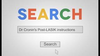 Post-LASIK care instructions