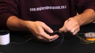 Tying a standard shock leader knot with Glyn Morgan