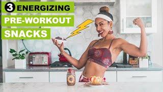 EASY PRE-WORKOUT SNACKS FOR ENERGY! | Vegan Recipes