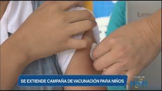 Campaña de vacunación contra el sarampión y la rubeola para menores de 11 años