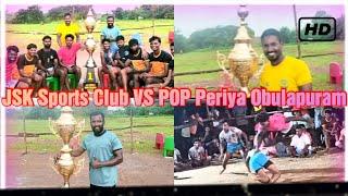 JSK Sports Club VS POP Periya Obulapuram | 65Kg Kabaddi match from Kavanoor