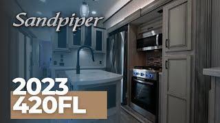 Tour the 2023 Sandpiper 420FL Destination Trailer RV