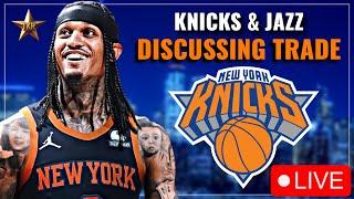 Knicks & Jazz DISCUSSING MASSIVE TRADE For Jordan Clarkson... (LIVE) | Knicks News