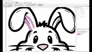 Embrilliance Stitch Artist Simple Design | Digitizing Tutorial For Beginners | How To Digitize BUNNY