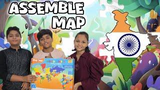 ASSEMBLE MAP || MULYA SHOW || CHALLENGE VIDEO || #MAP #INDIA #CHALLENGE