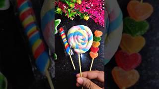 Colourfull marshmallow lollypop | unique candy | kids cartoon | #candysaga8090 #kinderjoy #lollipop